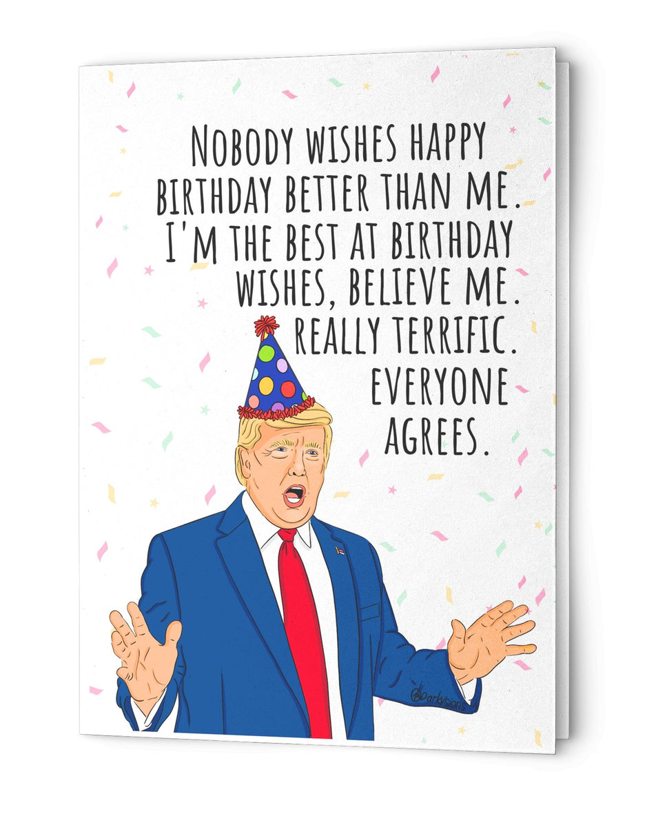 Happy Canada Day Funny Trump Hat Humor Card