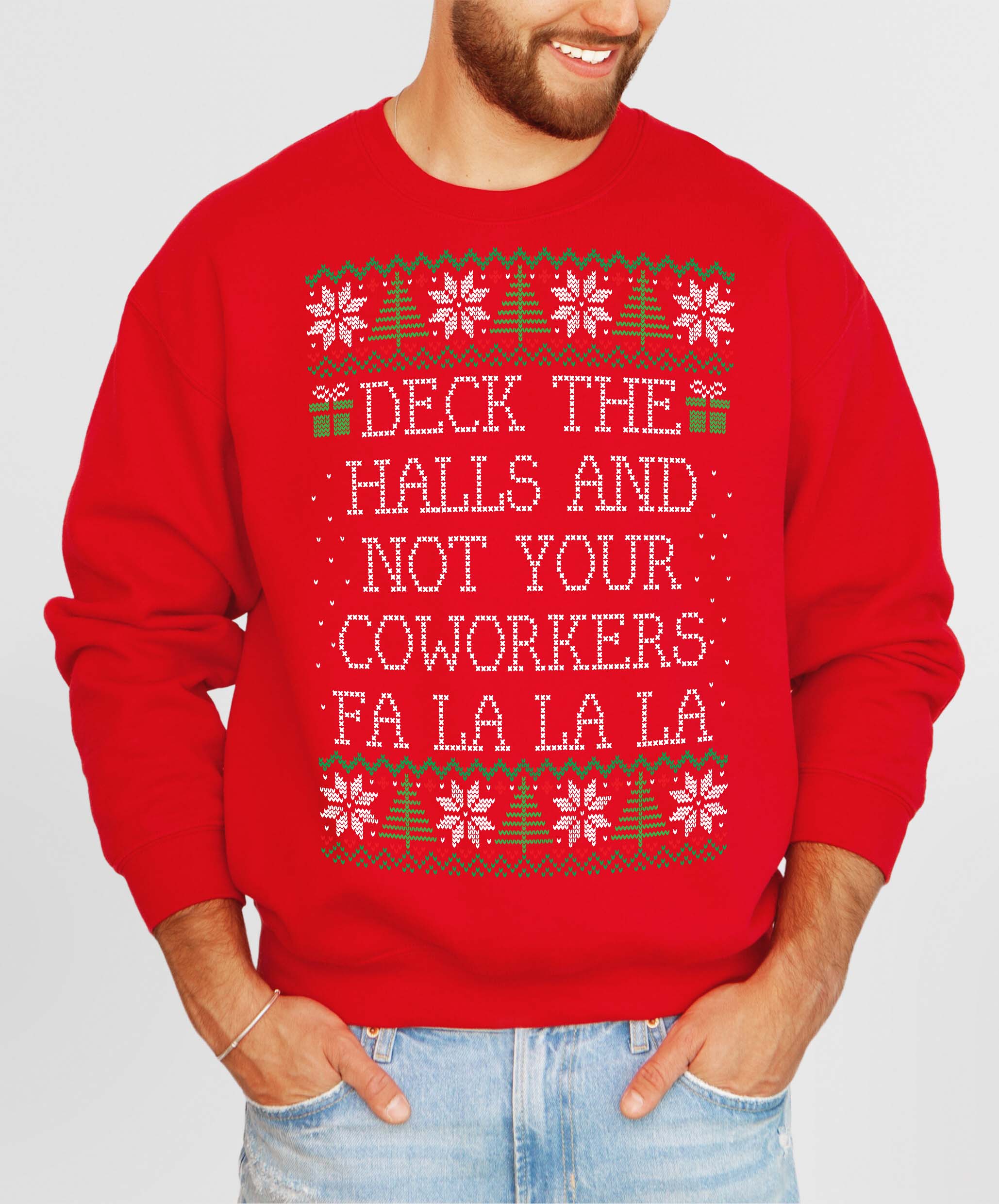 Neck the halls sweater hotsell