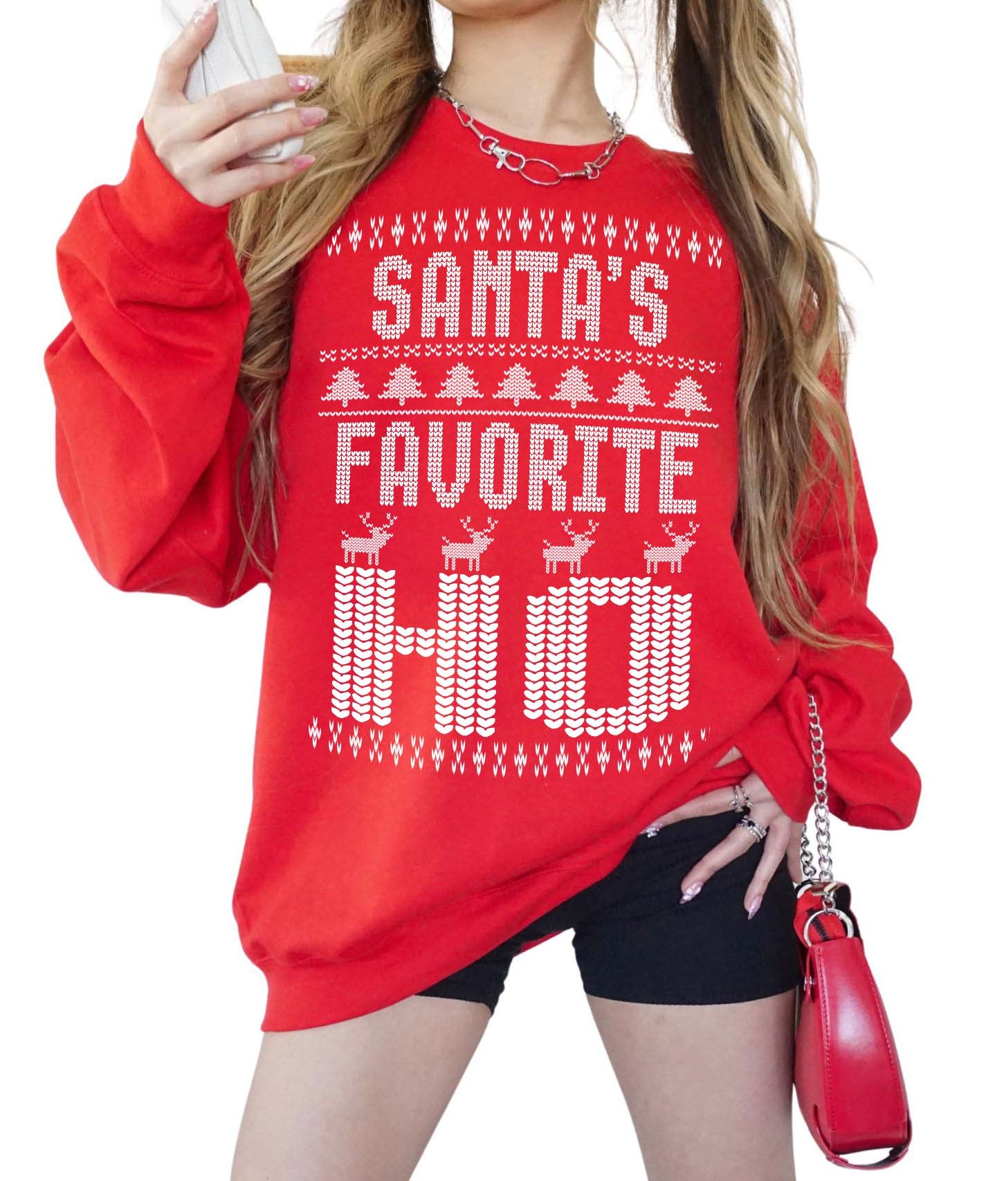 Santa's favorite ho sweater sale