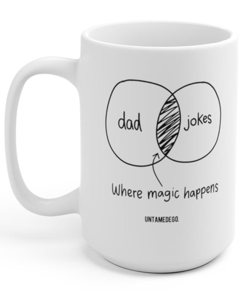Dad Jokes 15oz Mug - UntamedEgo LLC.