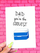 Dad You're The Coolest Father's Day Card - UntamedEgo LLC.