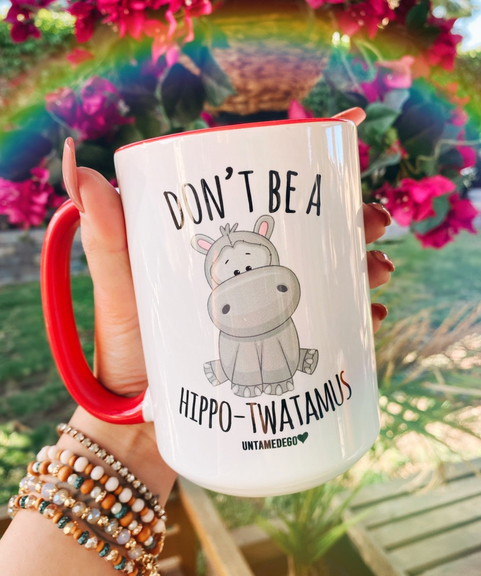 Don't Be A Hippotwatamus 15oz Mug - UntamedEgo LLC.