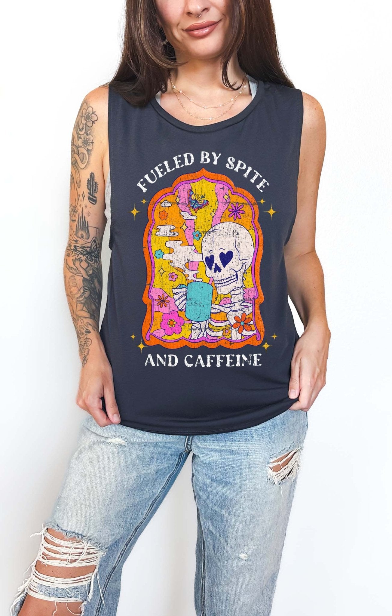 Fueled By Spite And Caffeine Tee - UntamedEgo LLC.