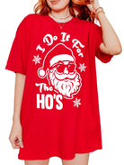 I Do It For The Ho's Christmas Santa Sweater Crew - UntamedEgo LLC.