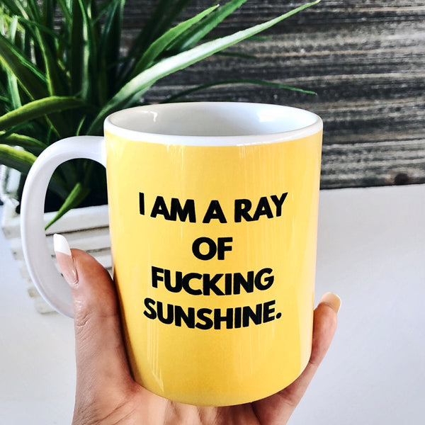 I'm A Ray Of Fucking Sunshine Can Glass – Acential