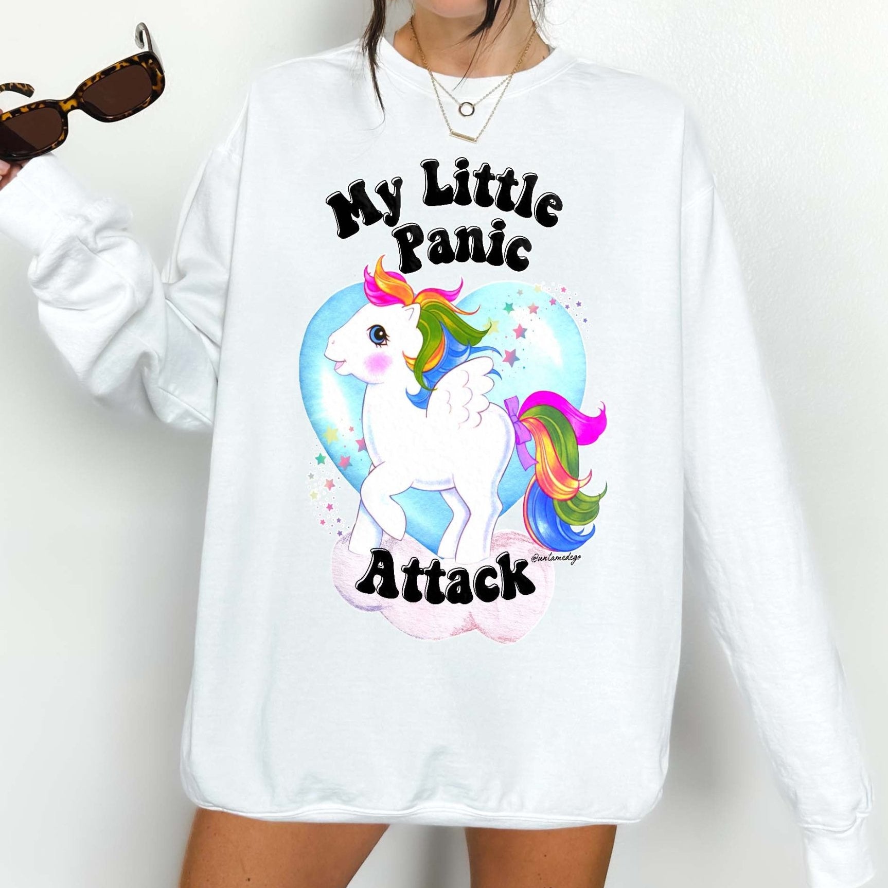 My Little Panic Attack Crew Sweatshirt - UntamedEgo LLC.
