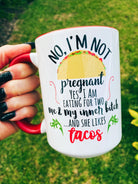 No I'm Not Pregnant Yes I Am Eating For Two Me & My Inner Bitch 15oz Mug - UntamedEgo LLC.