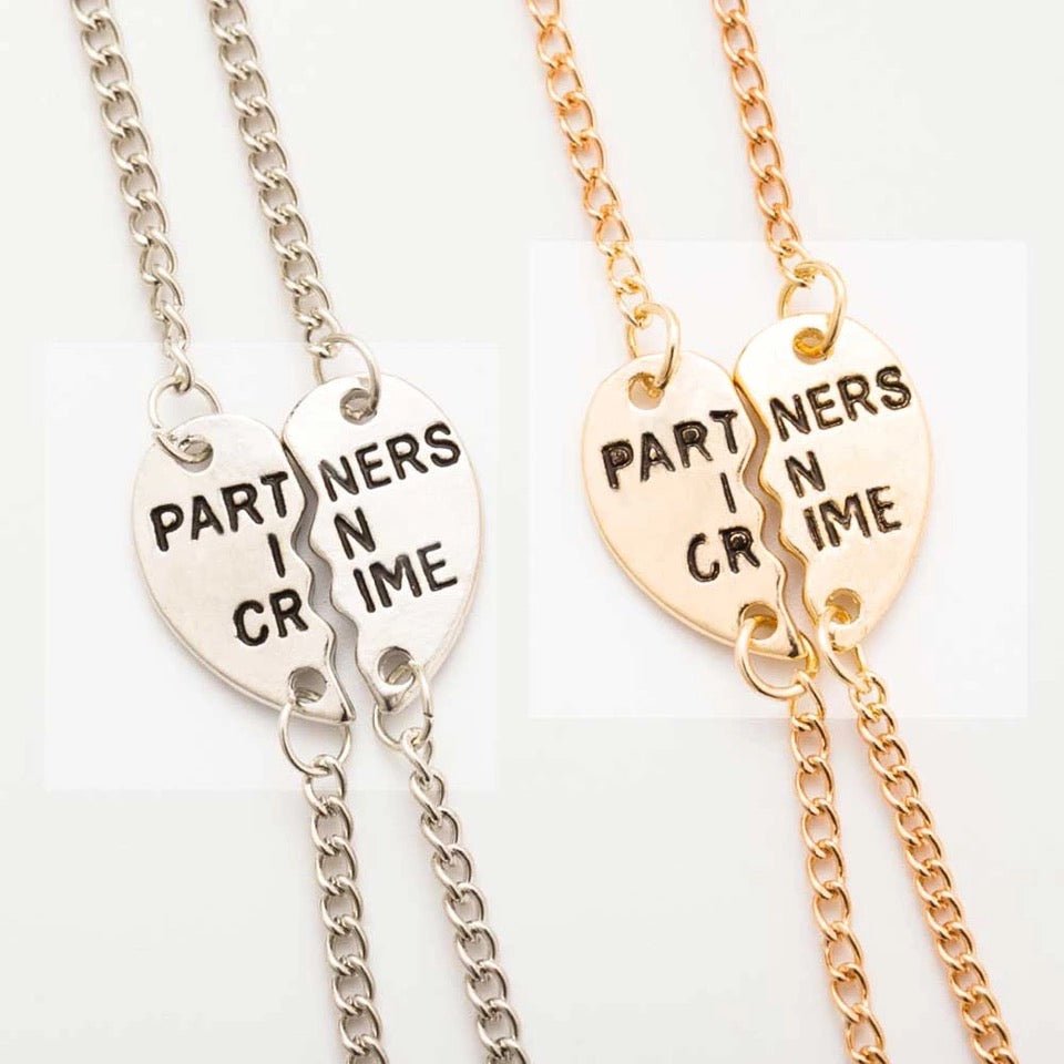 Partners in crime bracelet - UntamedEgo LLC.