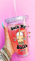 Suck My Balls Acrylic Tumbler - UntamedEgo LLC.