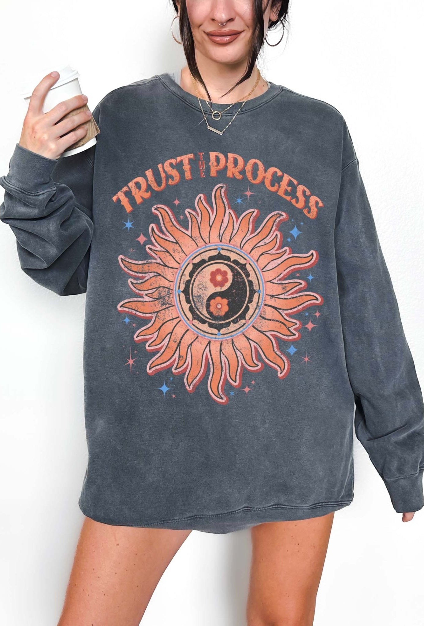 Trust The Process Crew Sweatshirt - UntamedEgo LLC.