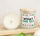 What The Elf Frosted Glass Jar Candle - UntamedEgo LLC.